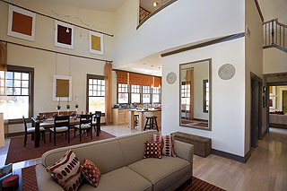 Tributary home interior.
