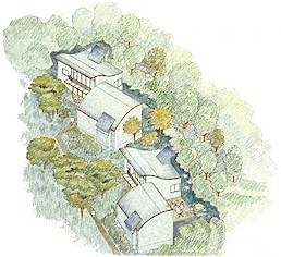 Visual artist cottages.