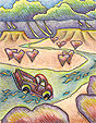 The Road to Crownpoint, essay by Kurt Caswell, illustration by Susan Tomlinson