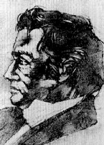Sketch of Elijah Lovejoy.