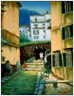 A Morning Stroll, Italy