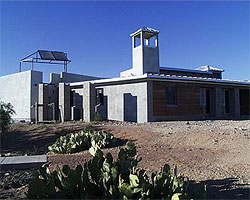 View of residence from southeast.