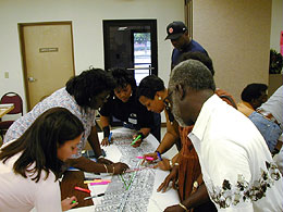 Minority neighborhood workshop.