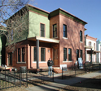 Historic Curtis Park architecture.
