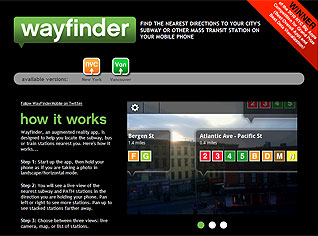 Wayfinder NYC screen shot