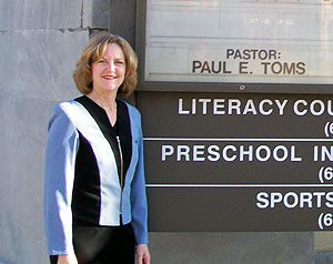 Literary Council of Norristown director Nancy Mandato.