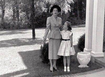 Deborah Fries with her mother in the 1960s