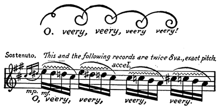 Mathews' veery call