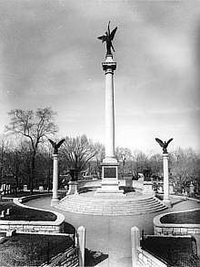 The Lovejoy monument. Photo courtesy Alton Convention and Visitors Bureau 