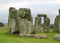 The sarsen circle originally consisted of 30 uprights.