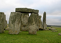 These outer sarsen stones are thought to originate from an area called Marlborough Downs, about 20 miles north.