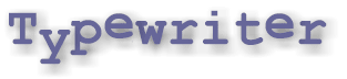 Typewriter, by Dennis Must