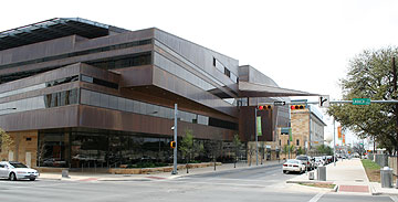 Austin City Hall from Second Street.