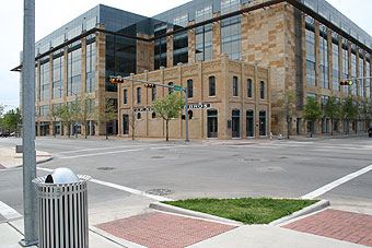 CSC building and intersection.
