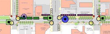 CSC building streetscape.
