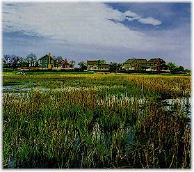 Wetlands, prairie, farmland.
